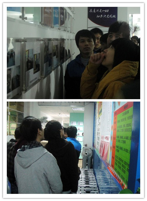 欢迎广东技术师范学院的学生们到粤嵌教育参观学习